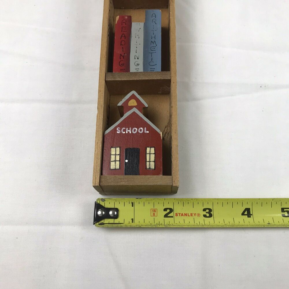 vintage wooden‎ ruler school theam/tracher decor - Picture 9 of 9
